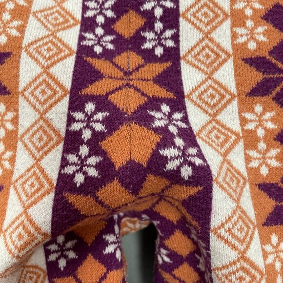 Intimately Free People Fair Isle Leggings Sweater Knit Snowflakes Striped Small - Picture 11 of 16